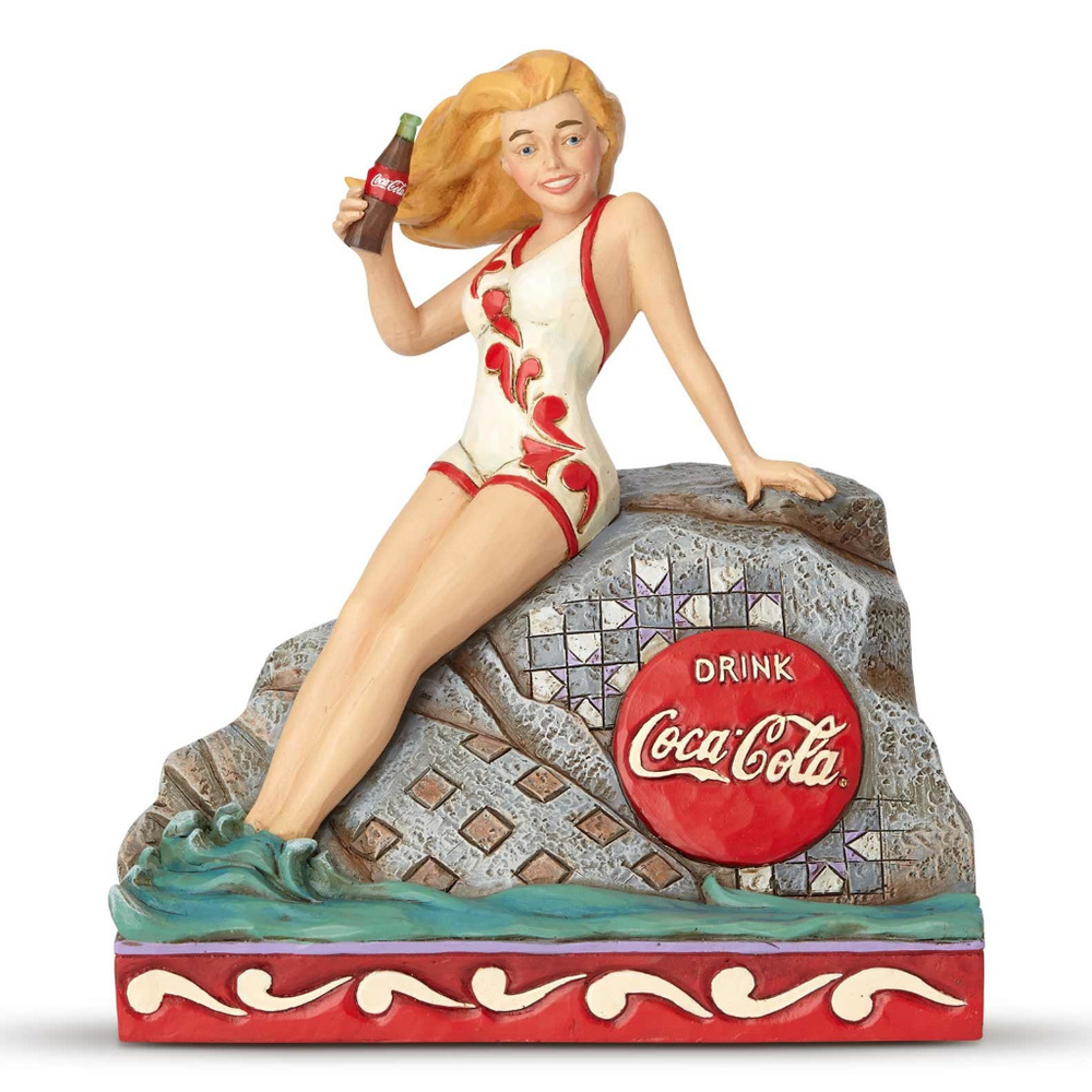 Bathing Beauty Blonde Coca-Cola Figurine Jim Shore